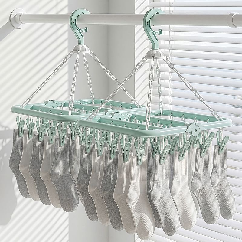 Tippet Line - Stendibiancheria Pieghevole Multifunzionale in Plastica Antivento