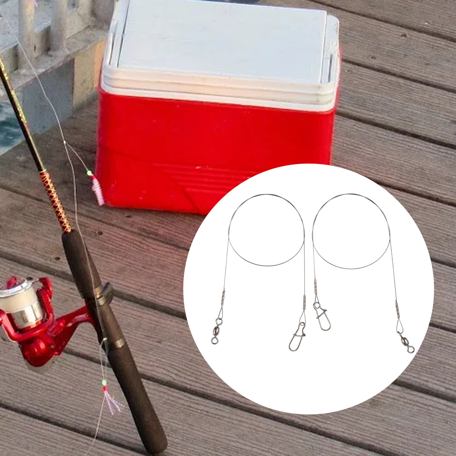 Fishing Line Winder - 2pc Filo di titanio da pesca