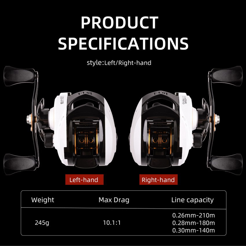 Mulinello da baitcasting mulin - Kastking Reel Zephyr recensione e prezzo