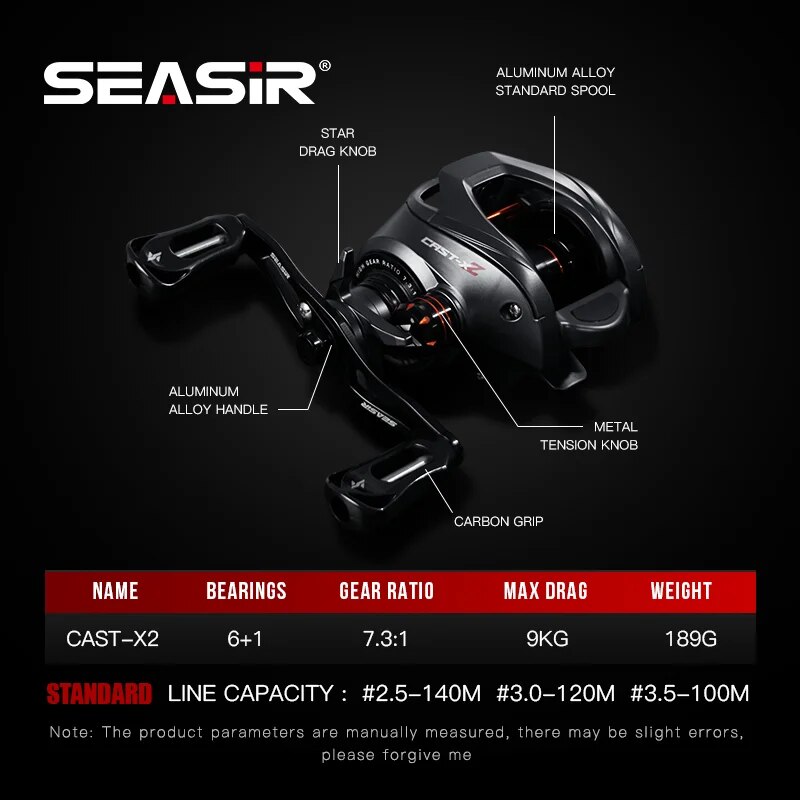 SEASIR Cast X2 Mulinello da ba - Kastking Reel Zephyr recensione e prezzo